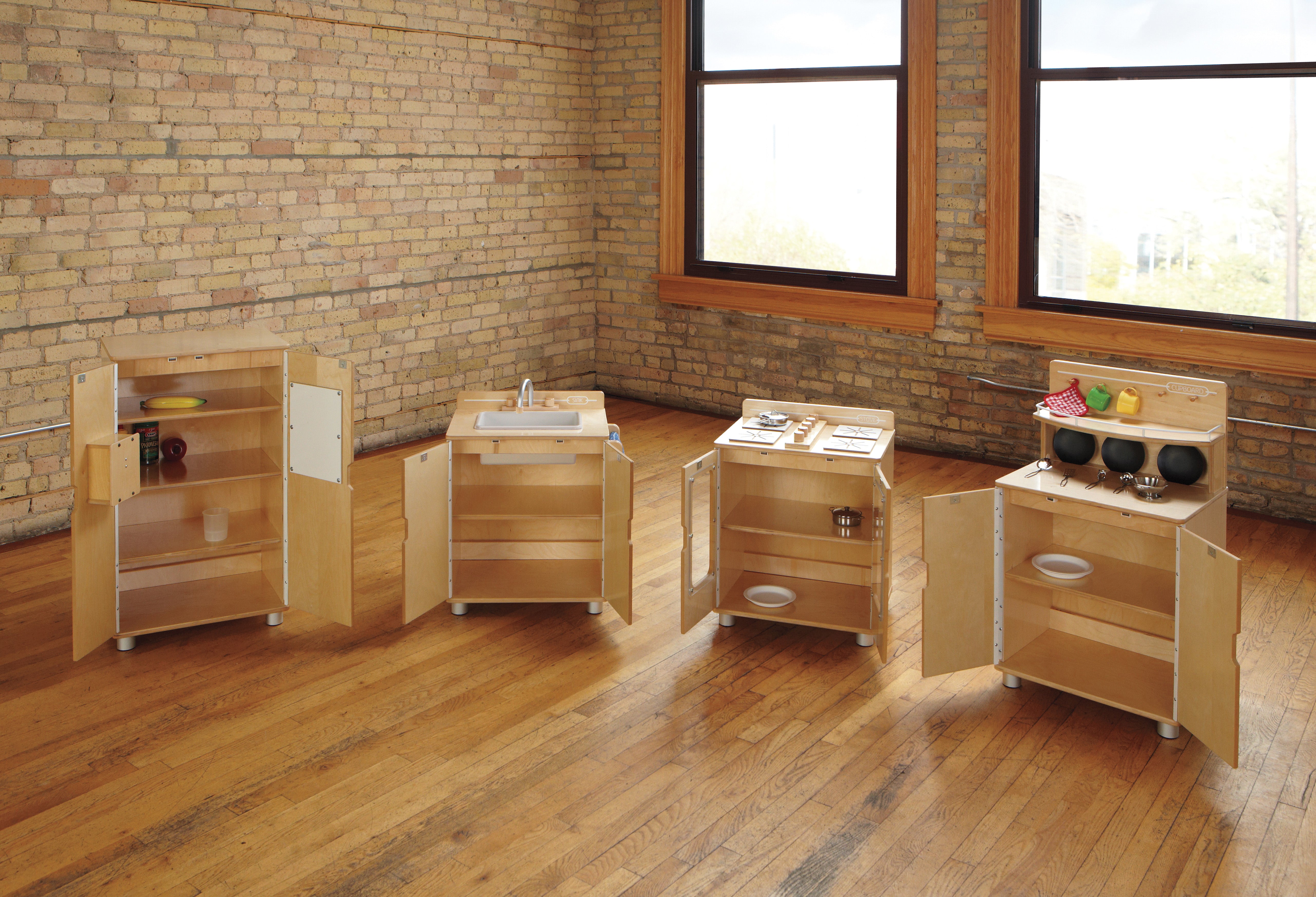 TrueModern® Play Kitchen Fridge