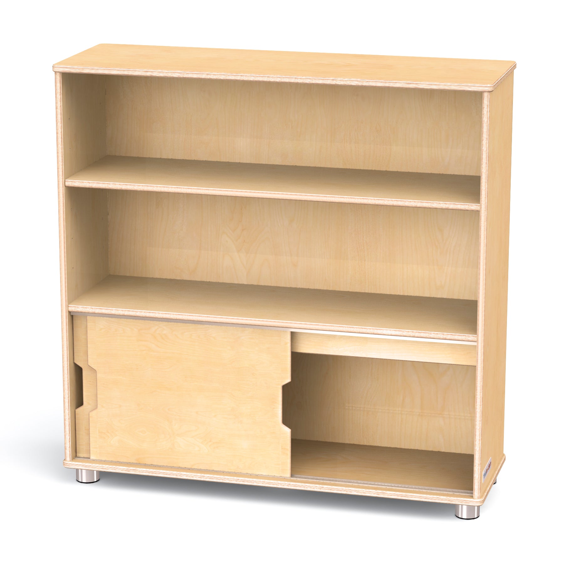 TrueModern® Two-shelf Bookcase