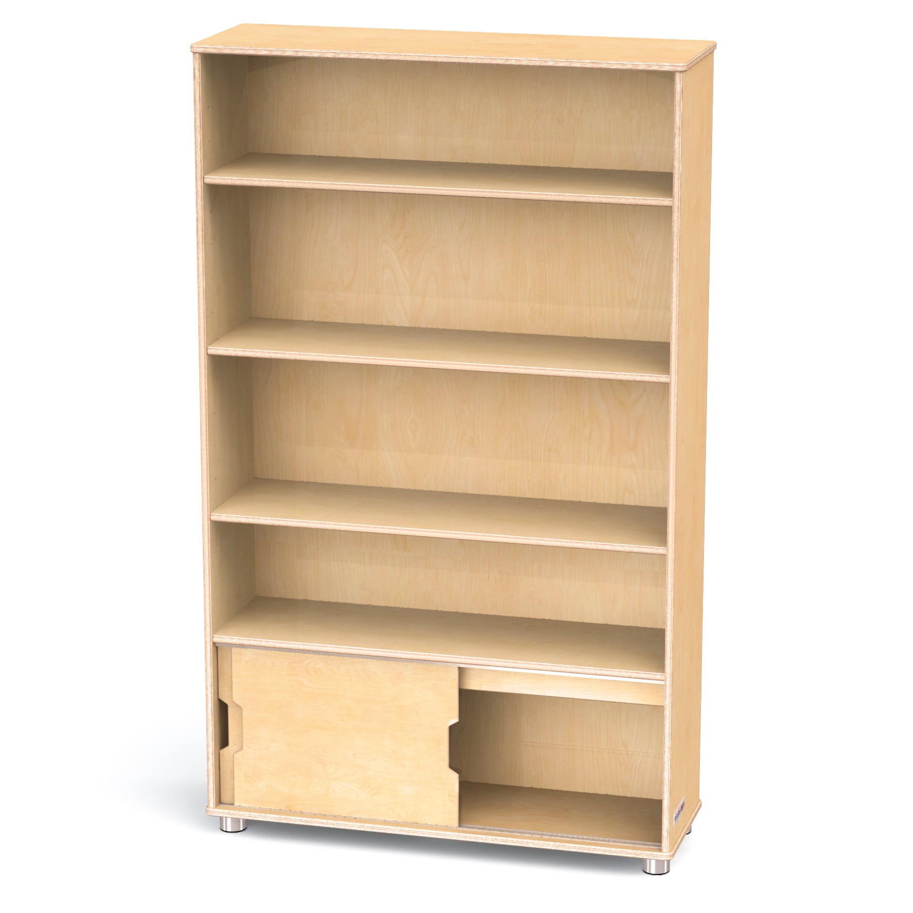 TrueModern® Four-Shelf Bookcase