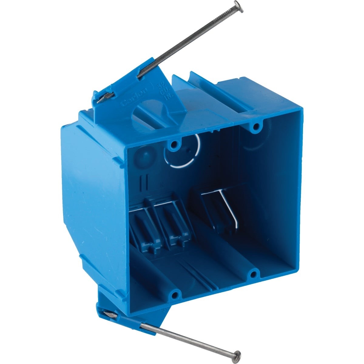 B232ACP Carlon 2-Gang PVC Molded Zip Box with Nails