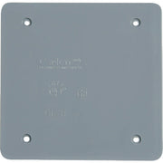 Carlon 2-Gang Blank 4 In. x 4 In. Square Blank Cover