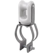 Carlon 1-1/4 In. to 1-1/2 In. Pipe Mount Porcelain & Steel Wire Holder
