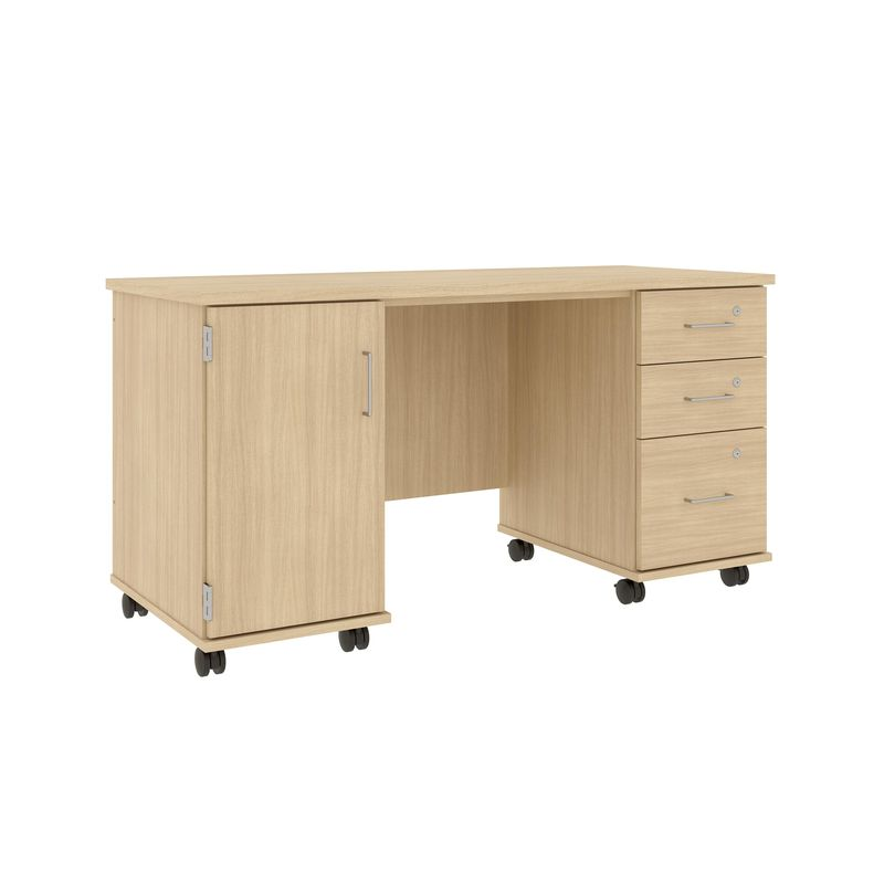 IDS Desk BBF & Storage, Battle Creek Oak