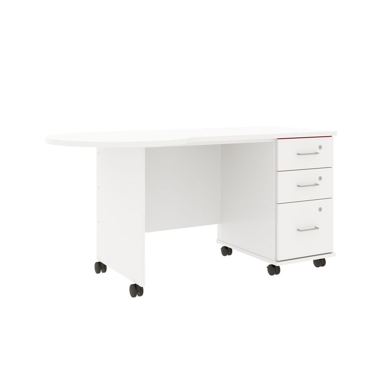 IDS Desk BBF w/Island Top, Insipid