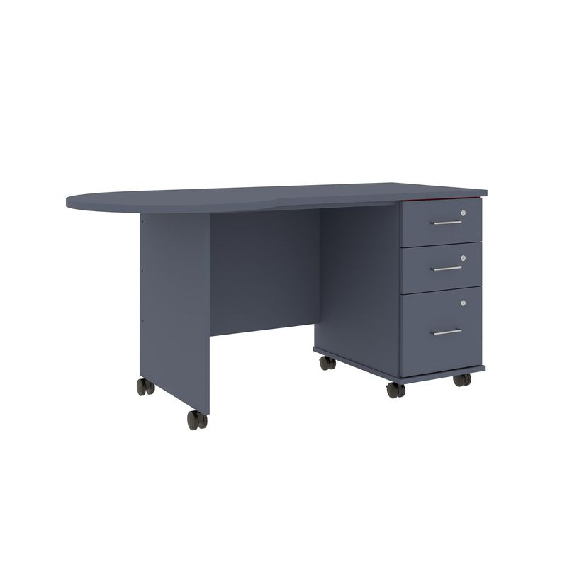 IDS Desk BBF w/Island Top, Tsunami