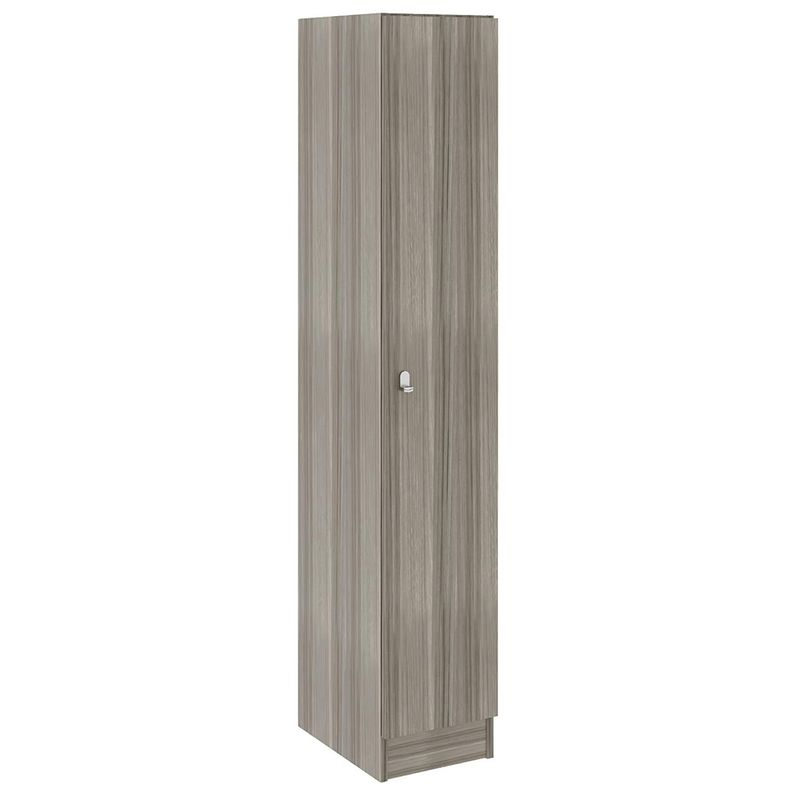 Single Wide One Compartment, Shadow Elm, 72"H x 12.5"W x 17"D