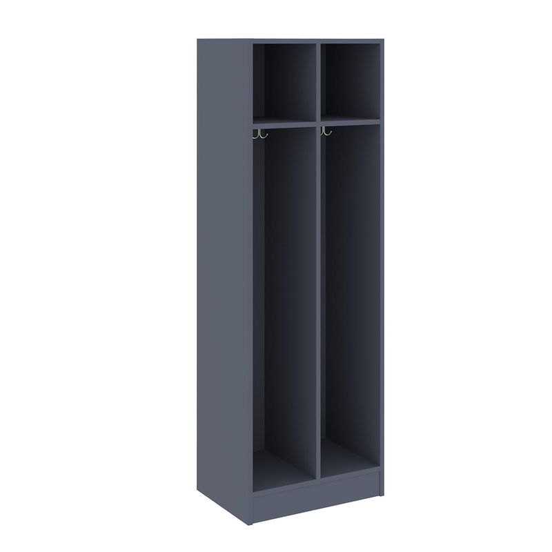 Double Wide Two Compartment, Tsunami, 72"H x 24"W x 17"D