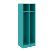 Double Wide Two Compartment, Ocean, 72"H x 24"W x 17"D