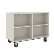 36" Tall - Open Double Sided Book Cart, Mirage
