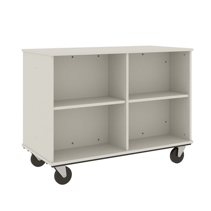 36" Tall - Open Double Sided Book Cart, Mirage