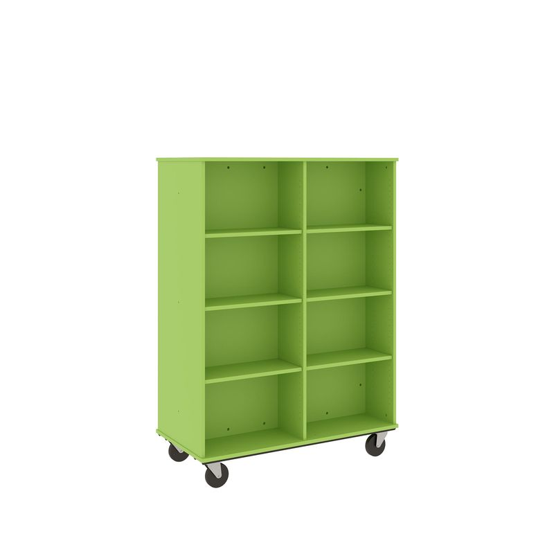 67" Tall - Open Double Sided Book Cart, Island