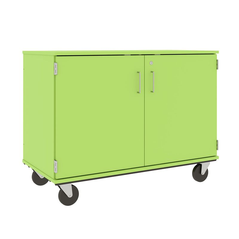 36" Tall - Closed Paper Storage w/ Lock, Island