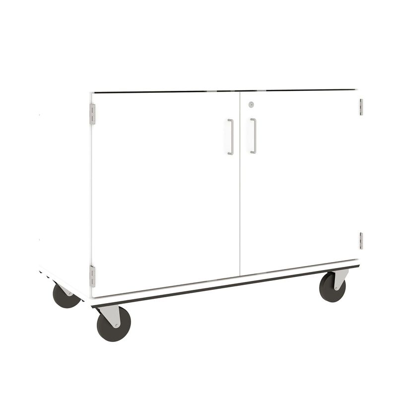 36" Tall - Closed Paper Storage w/ Lock, Insipid