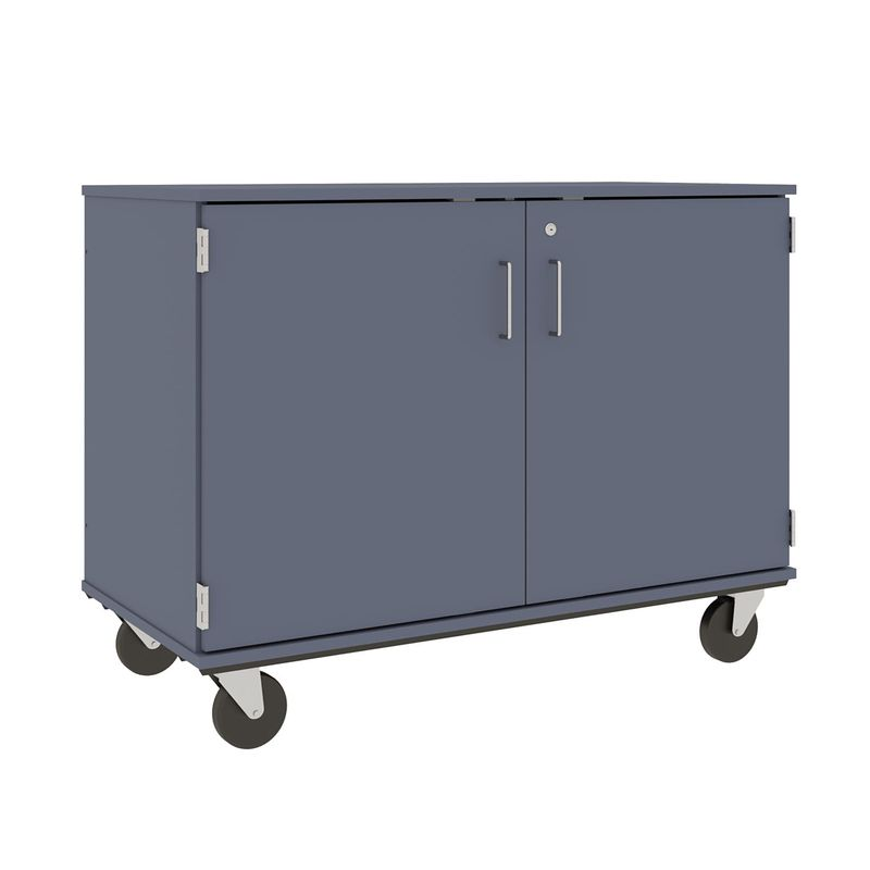 36" Tall - Closed Paper Storage w/ Lock, Tsunami