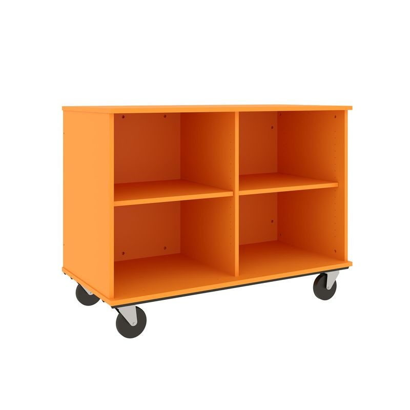 36" Tall - Open Divided Storage, Orange Grove