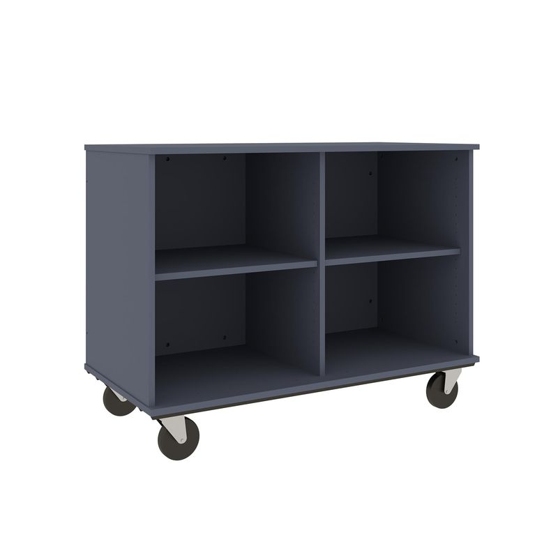 36" Tall - Open Divided Storage, Tsunami