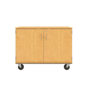 36" Tall - Closed Cubbie Storage w/ Lock, Maple