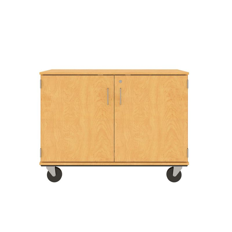 36" Tall - Closed Cubbie Storage w/ Lock, Maple