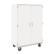 67" Tall - Closed Bin Storage, 36 (3') Trays - With Doors w/ Lock, Insipid