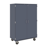 67" Tall - Closed Bin Storage, 36 (3') Trays - With Doors w/ Lock, Tsunami