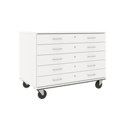 36" Tall - Five Drawer Storage - 29" deep w/ Lock, Insipid