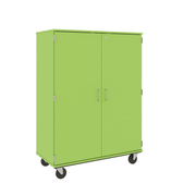 67" Tall - Closed Wardrobe/Shelf Combination Storage w/ Lock, Island