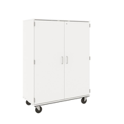 67" Tall - Closed Wardrobe/Shelf Combination Storage w/ Lock, Insipid