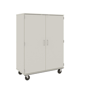 67" Tall - Closed Wardrobe/Shelf Combination Storage w/ Lock, Mirage