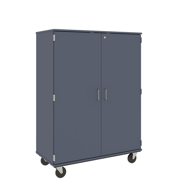 67" Tall - Closed Wardrobe/Shelf Combination Storage w/ Lock, Tsunami