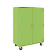 67" Tall - Computer Center Storage w/ Lock, Island