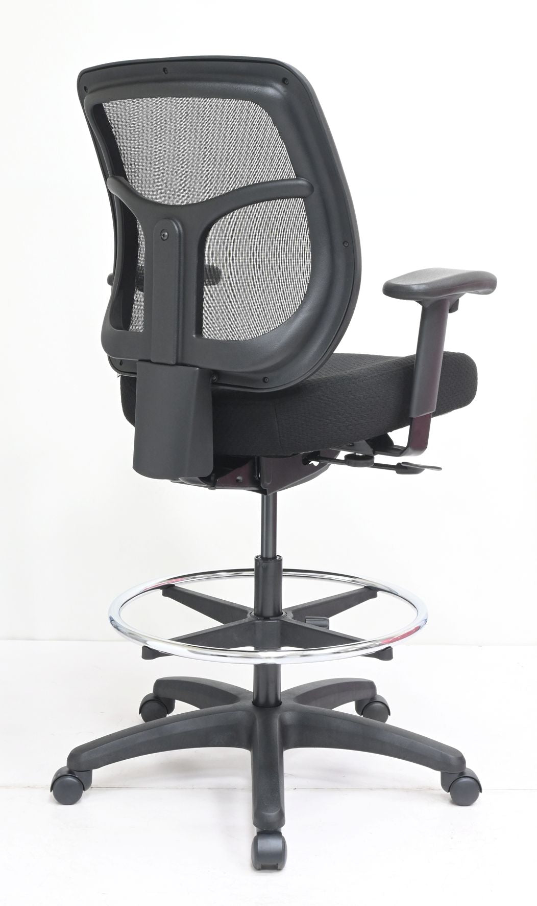 TEMPURPEDIC Apollo Drafting Chair - Dove Black