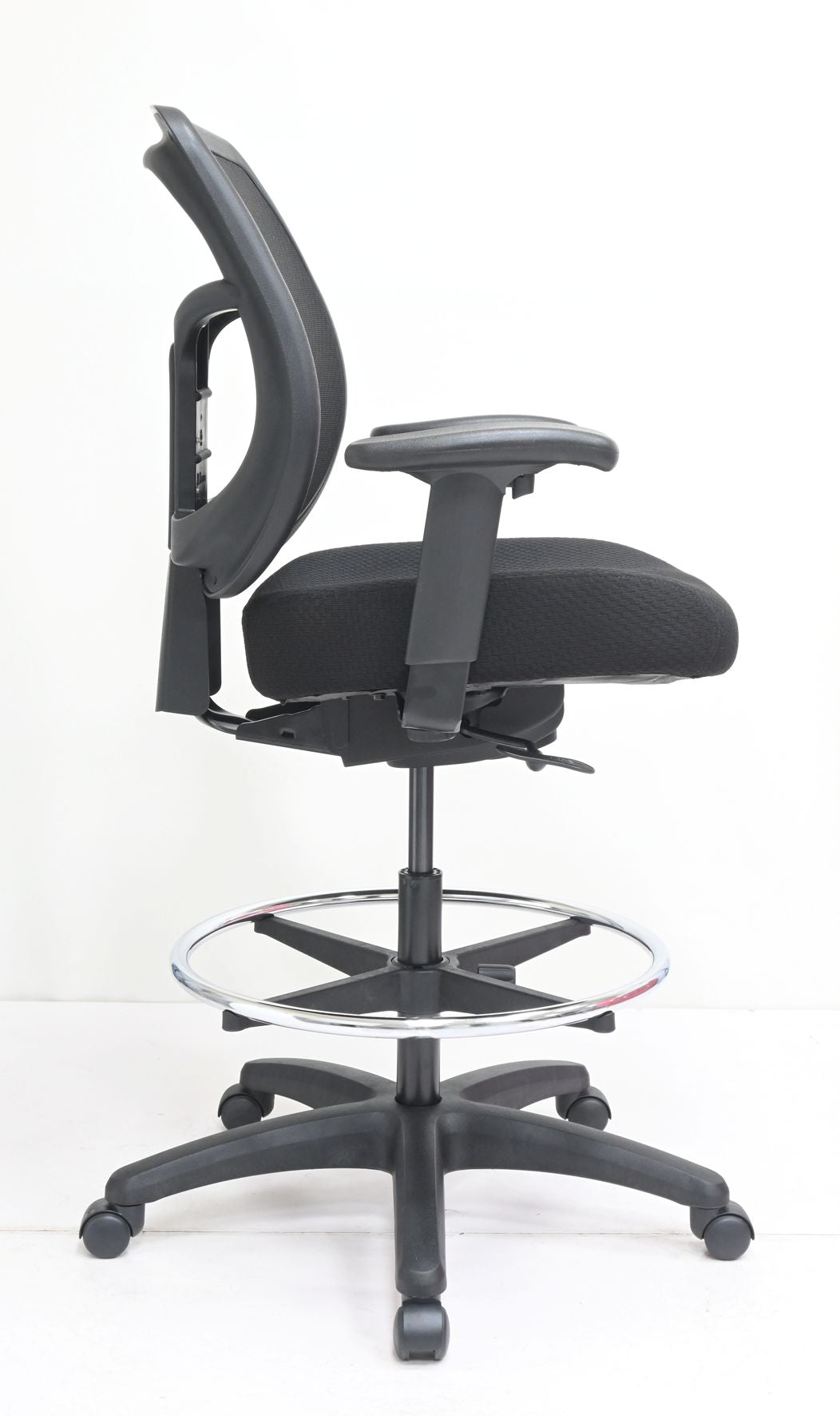 TEMPURPEDIC Apollo Drafting Chair - Dove Black