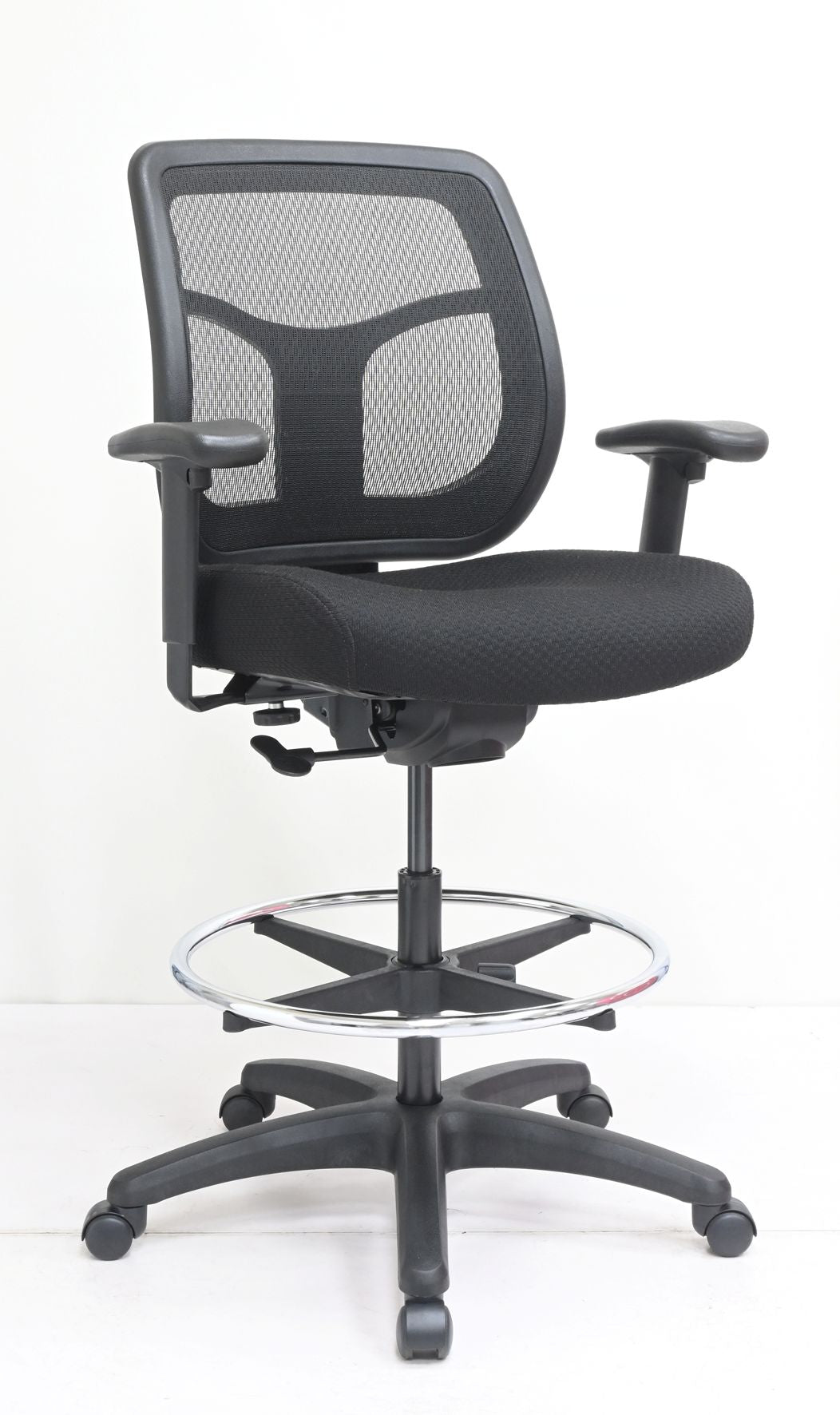 TEMPURPEDIC Apollo Drafting Chair - Dove Black