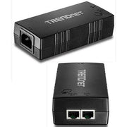 TRENDnet TPE-115GI PoE+ Gigabit Injector  30W PoE Injector with Auto-Sensing and 100M Range  Black
