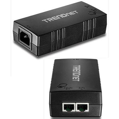 TRENDnet TPE-115GI PoE+ Gigabit Injector  30W PoE Injector with Auto-Sensing and 100M Range  Black