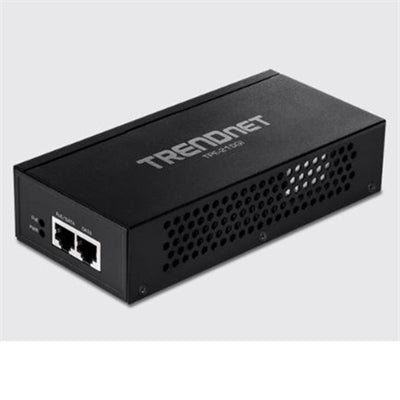 TRENDnet 2.5G PoE+ Injector, TPE-215GI, PoE (15.4W) or PoE+ (30W), Converts a Non-PoE Port to a PoE+ 2.5G Port, 2.5GBASE-T Compliant, Integrated Power Supply, Network a PoE Device Upto 100m, Black