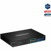 TRENDnet TPE-3012LS  12-Port Gigabit PoE+ Smart Surveillance Switch