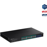 TRENDnet TPE-30284  28-Port Gigabit Web Smart PoE+ Switch with 10G SFP+ Slots