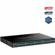 TRENDnet 48 Ports - Manageable - Gigabit Ethernet, 10 Gigabit Ethernet - 1000Base-T, 10GBase-X - 2 Layer Supported - Modular - 52 W Power