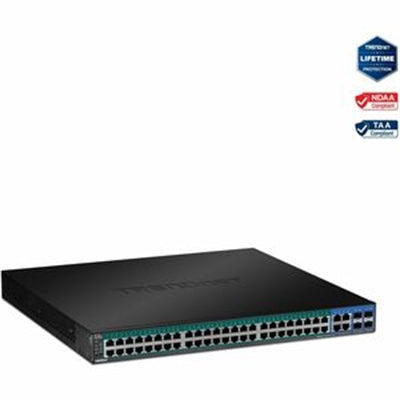 TRENDnet TPE-5048WS 52-Port Gigabit Web Smart PoE+ Switch (740W)