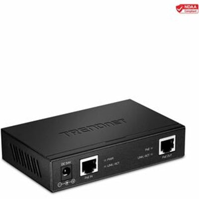 TRENDnet TPE-E110 Gigabit PoE+ Repeater/Amplifier