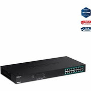 Trendnet - TPE-TG160g 16-Port Gigabit PoE+ Switch - Black