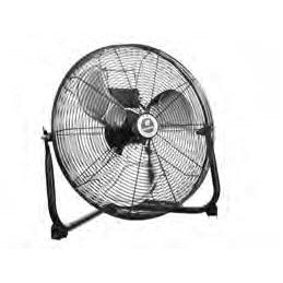18" Industrial Floor Fan, 1/8 HP, 3 Speed, 120V