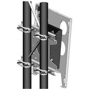 Chief TPP2000B Pole Mount for Flat Panel Display - TAA Compliant - Black
