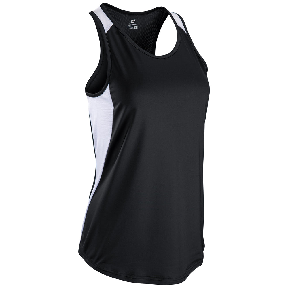 Speed Singlet - Black White - Womens - Large