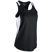 Speed Singlet - Black White - Womens - XXLarge