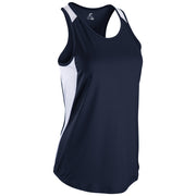 Speed Singlet - Navy White - Womens - Large