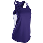 Speed Singlet - Purple White - Womens - Medium