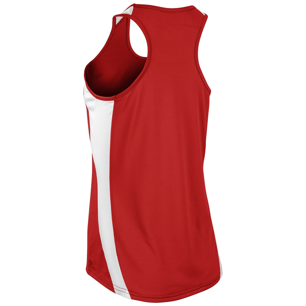 Speed Singlet - Scarlet White - Womens - Extra-Small