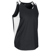 Speed Singlet - Black White - Adult - Large